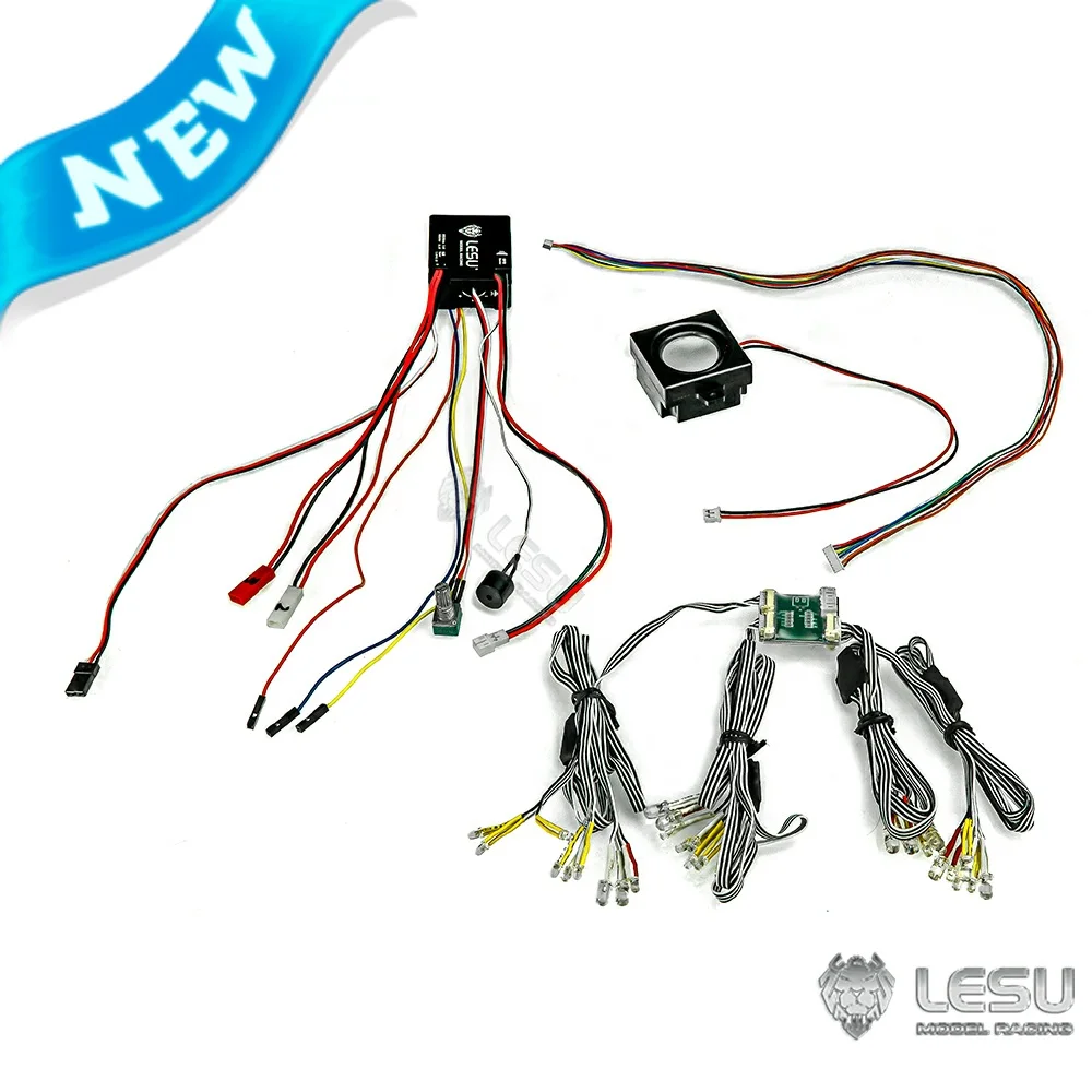 Комплект звуковой системы LESU Light LED Group для 1/14 Радиоуправляемого самосвала, строительной техники, модернизированных аксессуаров TH23021
