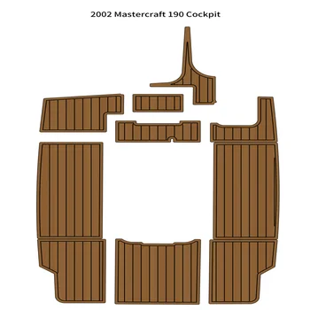 2002 Mastercraft 190 Коврик для кокпита Лодка EVA Пенопласт Палуба из искусственного Тика Коврик для пола
