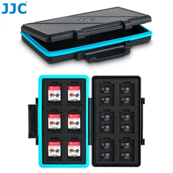 JJC 36-Слотный Чехол для карт Microsd NS, Противоударный Ящик-Органайзер для хранения 24 Игровых карт Micro SD/SDXC/SDHC + 12 Игровых карт Nintendo Switch NS
