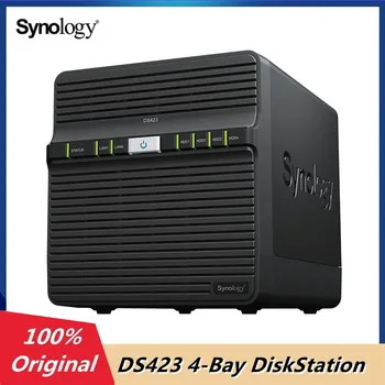 Synology DS423 4 отсека DiskStation RAID SATA 6 ГБ /с оперативной памяти 2 ГБ Серверного устройства NAS, обновленного по версии DS420j (бездисковое)