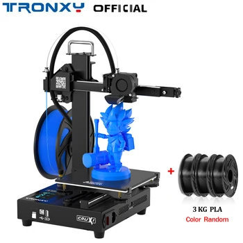 Tronxy CRUX 1 3D Принтер FDM Двойная Металлическая Направляющая Прямой Экструдер Продолжение Печати Резюме 3D Комплект Для Печати 180*180*180 мм