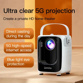 UMIIO A007 Портативный умный проектор Full HD 1080P для домашнего кинотеатра Proyector Portatil
