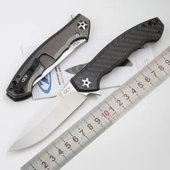 ZT0452 Складной Карманный Нож для Кемпинга на открытом Воздухе S35VN Лезвие из Углеродного волокна + титановая ручка, Тактические Ножи для Выживания, Инструменты EDC