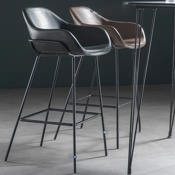 Высокие обеденные стулья в Скандинавском стиле, Современный дизайн с четким акцентом на пол, Стулья для спальни, Элегантные Sillas Para Comedor, мебель для помещений