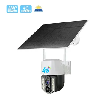 Высококачественная камера видеонаблюдения, 4g WiFi, наружная солнечная камера