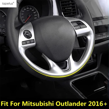 Декоративная накладка на Раму панели рулевого колеса Для Mitsubishi Outlander 2016-2021 Автомобильные аксессуары из АБС-пластика из углеродного волокна Для Интерьера