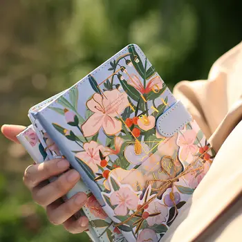 Книга с магнитной пряжкой B6 (жареный сад), ручная бухгалтерская книга, креативный полноцветный блокнот для девочек, дневник для бронзирования сердца
