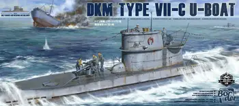 Комплект пластиковых моделей подводных лодок Border BS001 1/35 DKM Type VII-C.