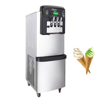 Машина Для производства мороженого Полностью Автоматические Машины Для Производства Мороженого Коммерческие 3 Вкуса Машина Для Производства Мороженого в виде Сладкого Рожка Кухонная Техника