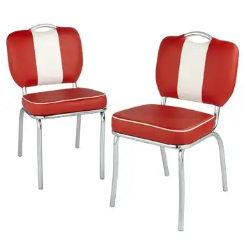 Обеденные стулья в стиле ретро, разных цветов