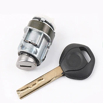 Слесарный инструмент Цилиндр замка левой двери с 1 ключом для автомобильных аксессуаров B-MW старой 7-й серии Нового дизайна