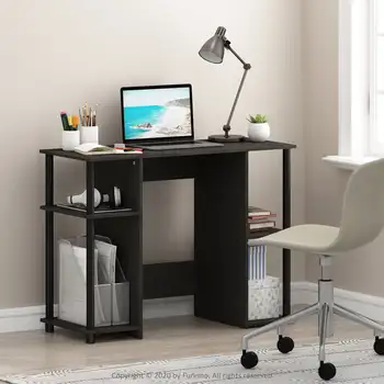 Современный компактный Компьютерный рабочий стол vibe, Espresso