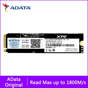 ТВЕРДОТЕЛЬНЫЙ НАКОПИТЕЛЬ ADATA XPG SX6000 PCIe GEN 3X4 M.2 2280 256GB 512GB 1TB NVME 1.3 SSD Для Ноутбука Настольный Жесткий диск PC hdd